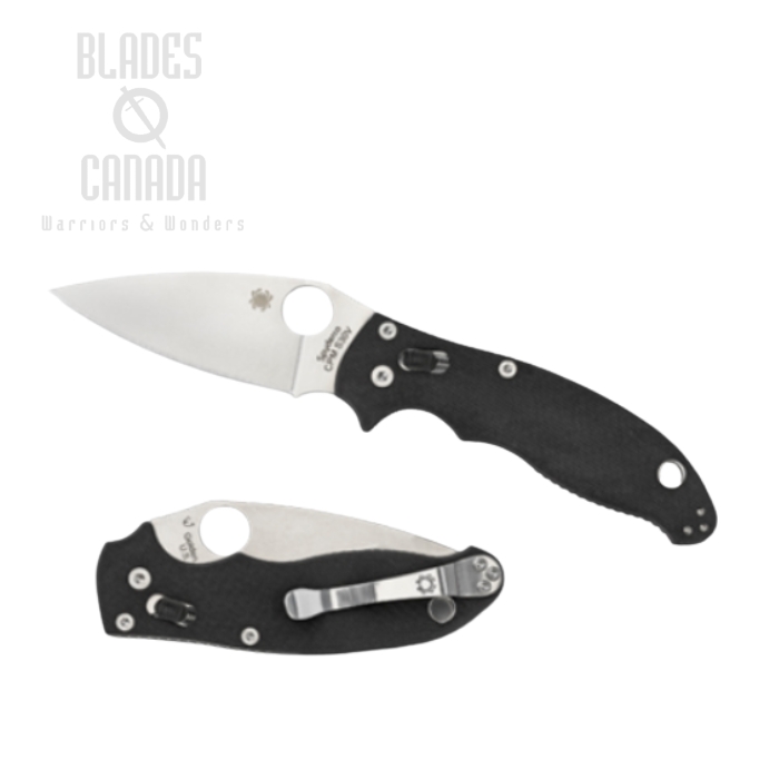 Spyderco Manix 2 Folding Knife, S30V, G10 Black, C101GP2