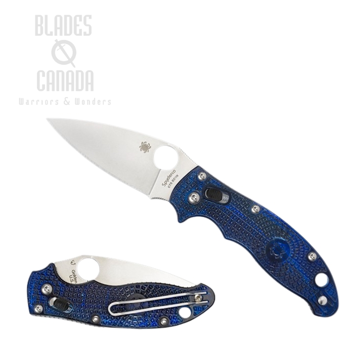Spyderco Manix 2 Lightweight Folding Knife, CTS BD1N, FRCP, C101PBL2