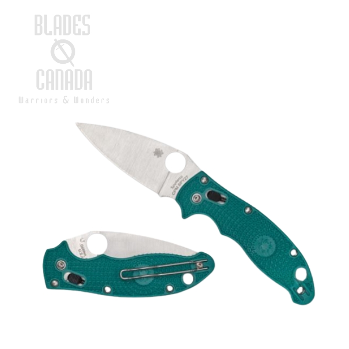 Spyderco Manix 2 Folding Knife, CPM SPY27, FRCP Blue, C101PCBL2