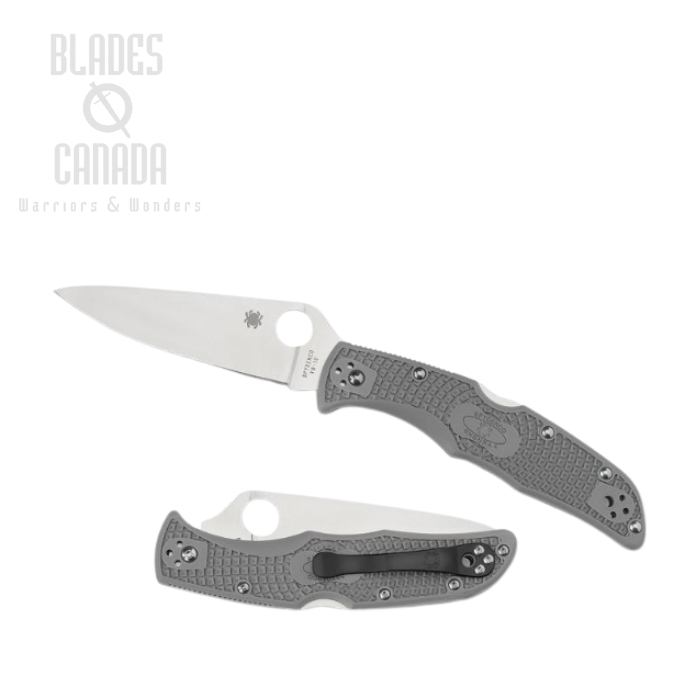 Spyderco Endura 4 Folding Knife, VG10, FRN Grey, C10FPGY