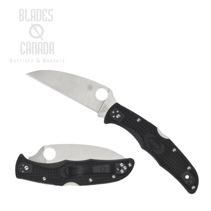 Spyderco Endura 4 Folding Knife, VG10 Wharncliffe, FRN Black, C10FPWCBK