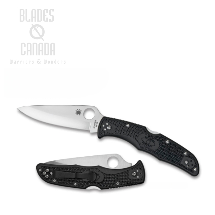 Spyderco Endura 4 Folding Knife, VG10, FRN Black, C10PBK