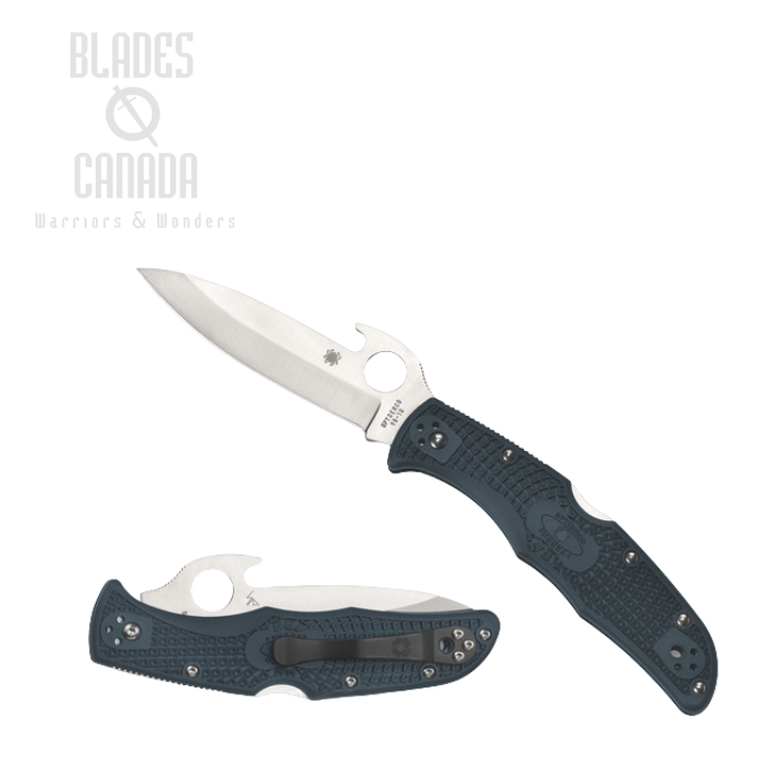 Spyderco Endura 4 Folding Knife, VG10, FRN Black, "Wave" Opening, C10PGYW