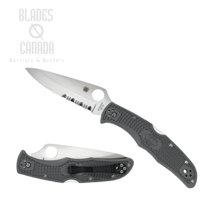 Spyderco Endura 4 Folding Knife, VG10, FRN Foliage Green, C10PSFG