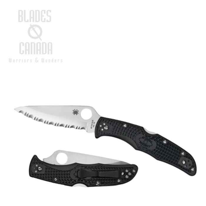 Spyderco Endura 4 Folding Knife, VG10, FRN Black, C10SBK