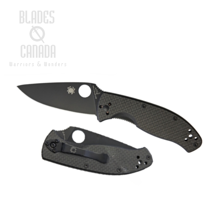 Spyderco Tenacious Folding Knife, Carbon Fiber, C122CFBBKP