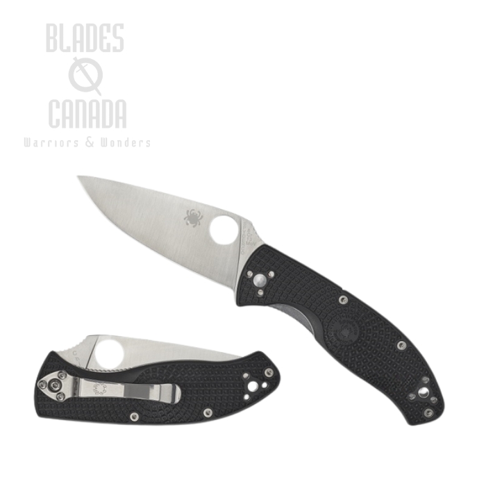Spyderco Tenacious Folding Knife, FRN Black, C122PBK