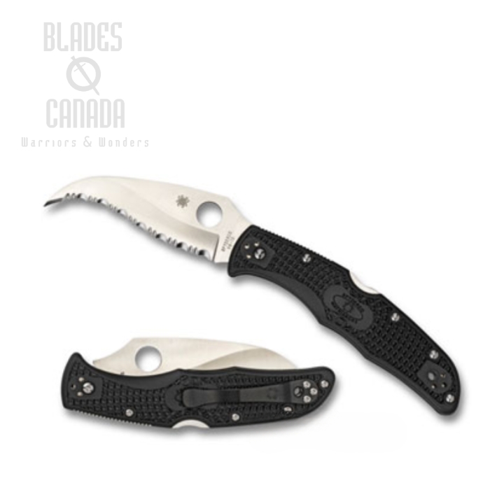 Spyderco Matriarch 2 Folding Knife, VG10 SpyderEdge, FRN Black, C12SBK2