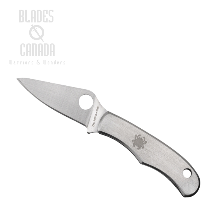 Spyderco Bug Folding Knife, Stainless Handle, C133P