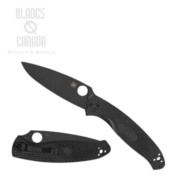 Spyderco Resilience Lightweight Folding Knife, FRN Black, C142PBBK