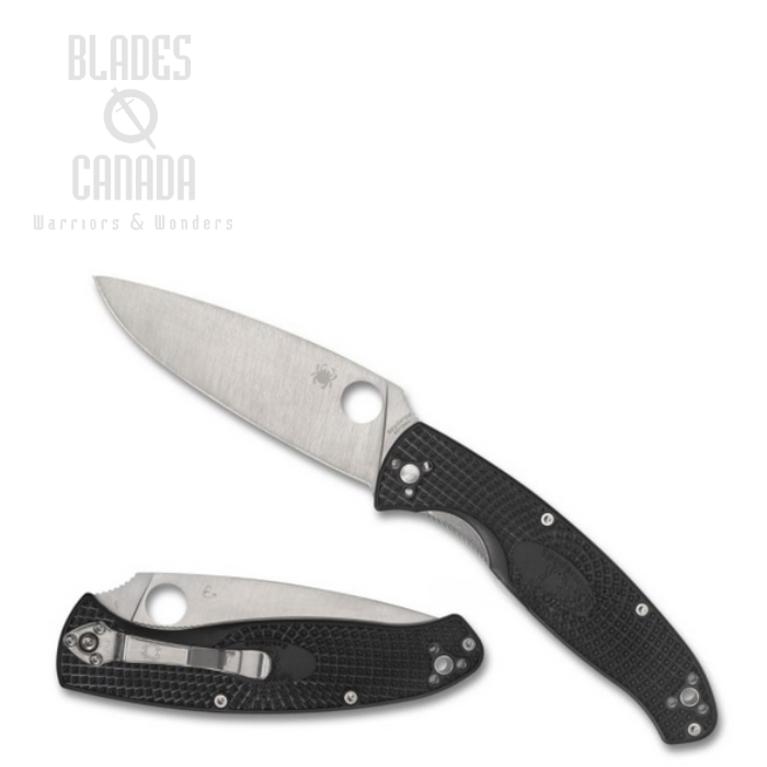 Spyderco Resilience Lightweight Folding Knife, FRN Black, C142PBK