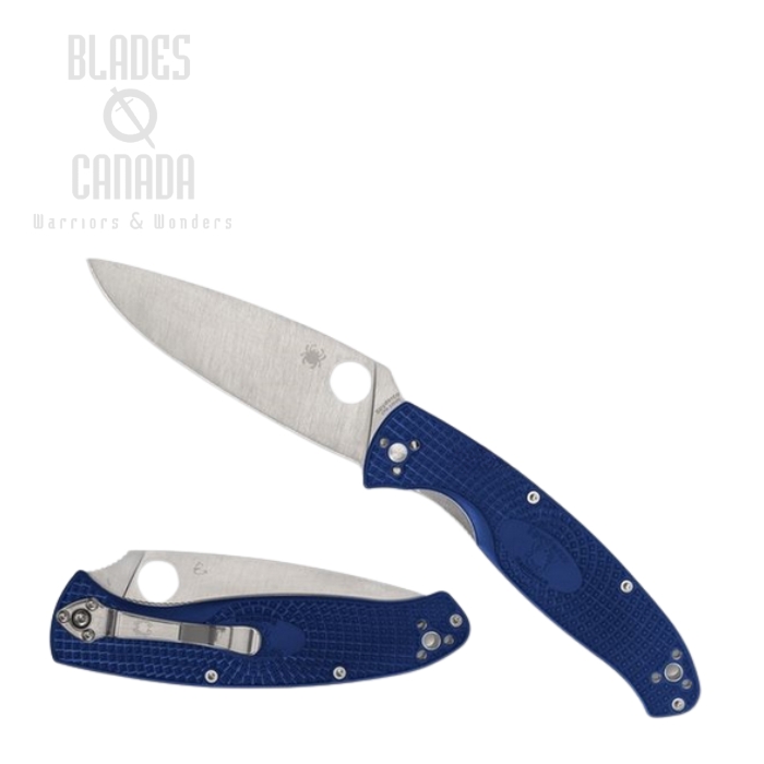 Spyderco Resilience Folding Knife, CPM S35VN, FRN Blue, C142PBL