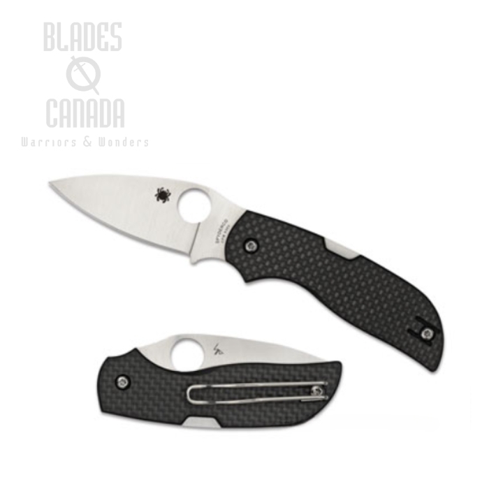 Spyderco Chaparral Folding Knife, CTS XHP, Carbon Fiber, C152CFP