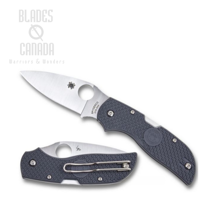 Spyderco Chaparral Folding Knife, CTS XHP, FRN Grey, C152GY
