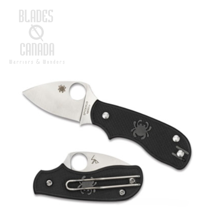 Spyderco Squeak Folding Knife, N690Co, FRN Black, C154PBK