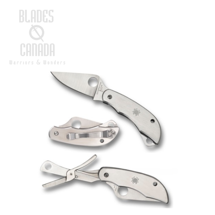 Spyderco Clipitool w/Scissors, Stainless Handle, C169P