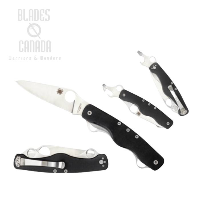 Spyderco ClipiTool Standard, G10 Black, C208GP
