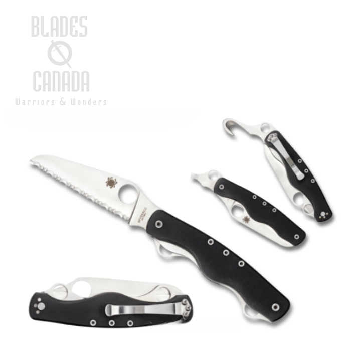 Spyderco ClipiTool Rescue, G10 Black, C209GS