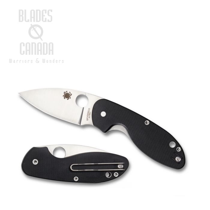 Spyderco Efficient Folding Knife, Black G10, C216GP