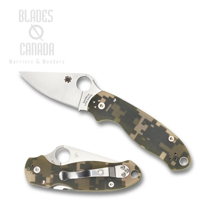 Spyderco Para 3 Compression Lock Folding Knife, CPM S45VN, G10 Digi Camo, C223GPCMO