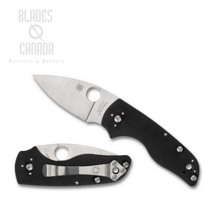 Spyderco Lil' Native Slipit Folding Knife, CPM S30V, G10 Black, C230NLGP