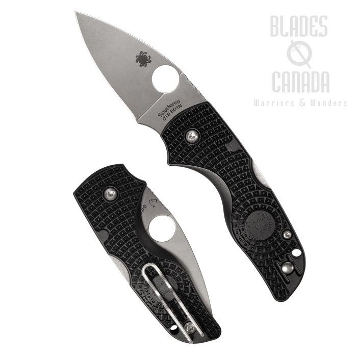 Spyderco Lil' Native Lightweight Folding Knife, CTS BD1N, FRN Black, C230PBK