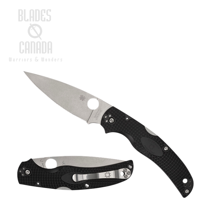 Spyderco Native Chief Lightweight Folding Knife, CTS BD1N, FRN Black, C244PBK