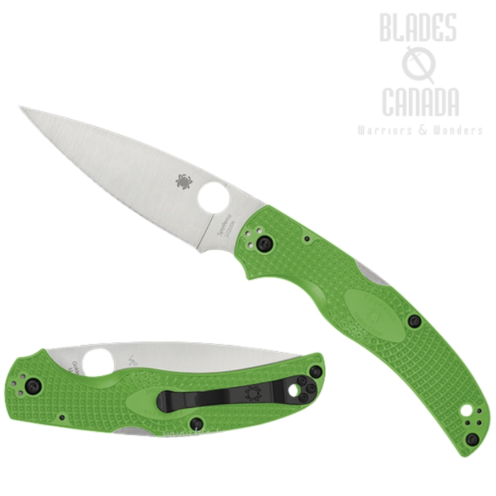 Spyderco Native Chief Lightweight Salt Folding Knife, LC200N, FRN Green, C244PGR
