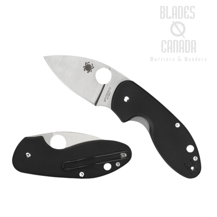 Spyderco Insistent Folding Knife, G10 Black, C246GP