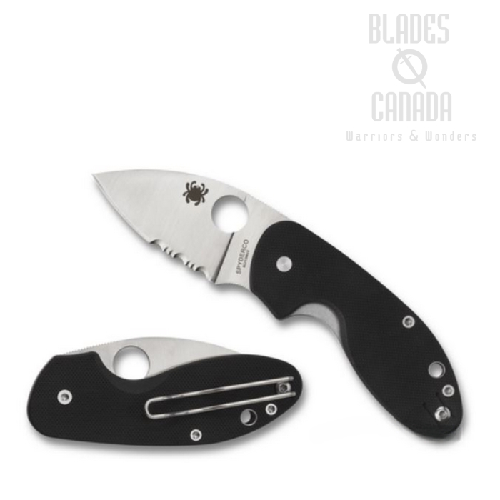 Spyderco Insistent Folding Knife, G10 Black, C246GPS