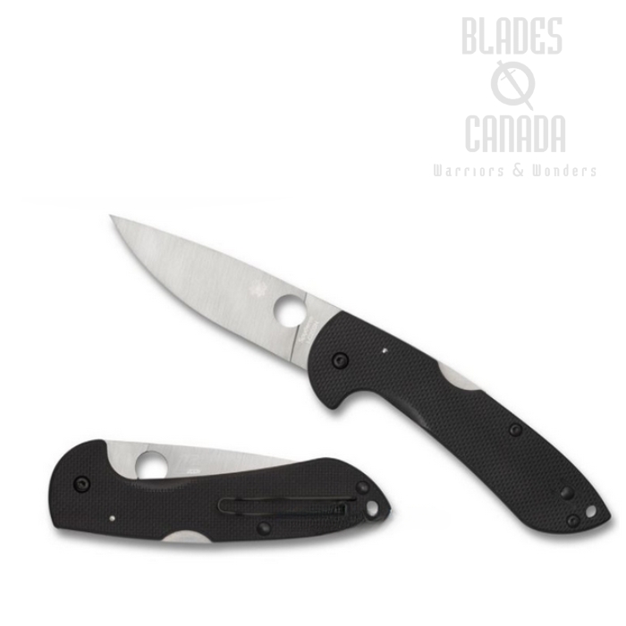 Spyderco Siren Folding Knife, LC200N Steel, G10 Black, C247GP
