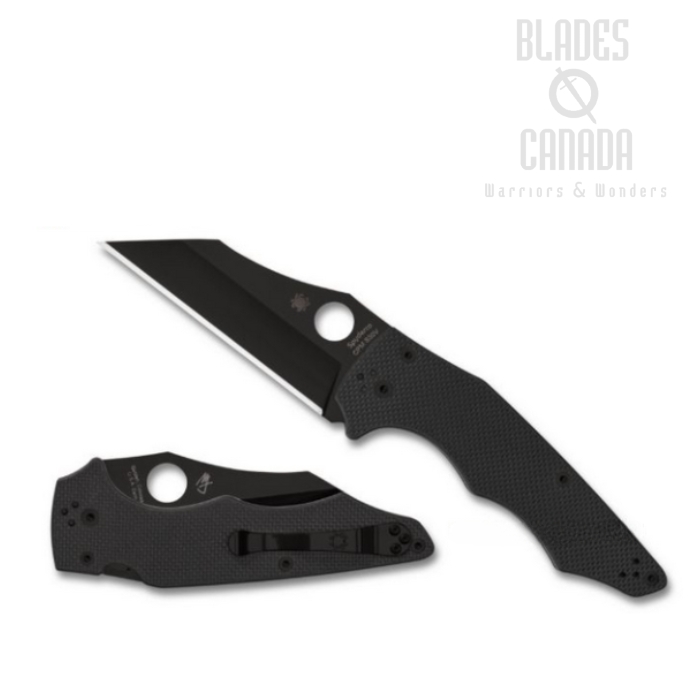 Spyderco Yojumbo Compression Lock Folding Knife, CPM S30V, G10, C253GPBBK