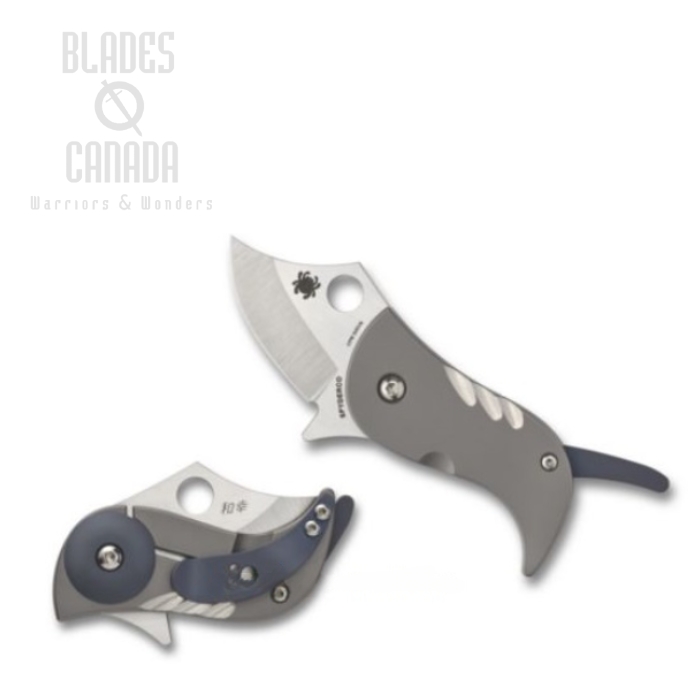 Spyderco Pochi Framelock Folding Knife, CPM S45VN, Titanium, C256TIP