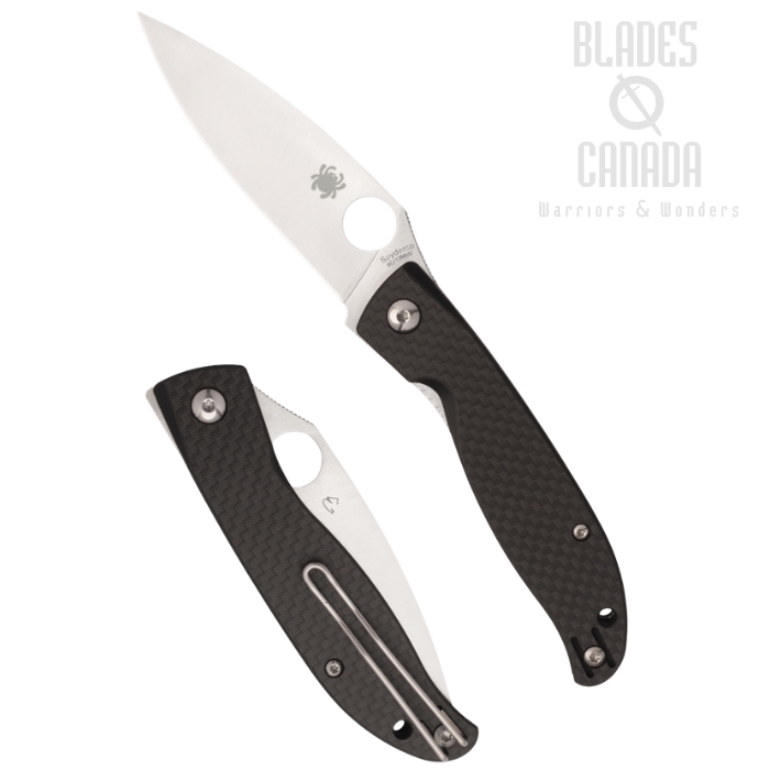 (Coming Soon) Spyderco Mantra 4 Folding Knife, Stainless Steel, Carbon Fiber/G10, C274CFP