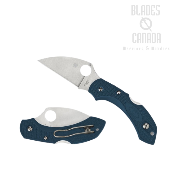 Spyderco Dragonfly 2 Folding Knife, K390 Wharncliffe Blade, FRN Blue, C28FP2WK390