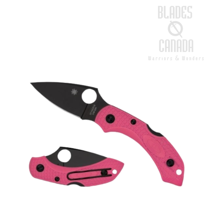 Spyderco Dragonfly Folding Knife, FRN Pink, C28FPPNS30VBK2