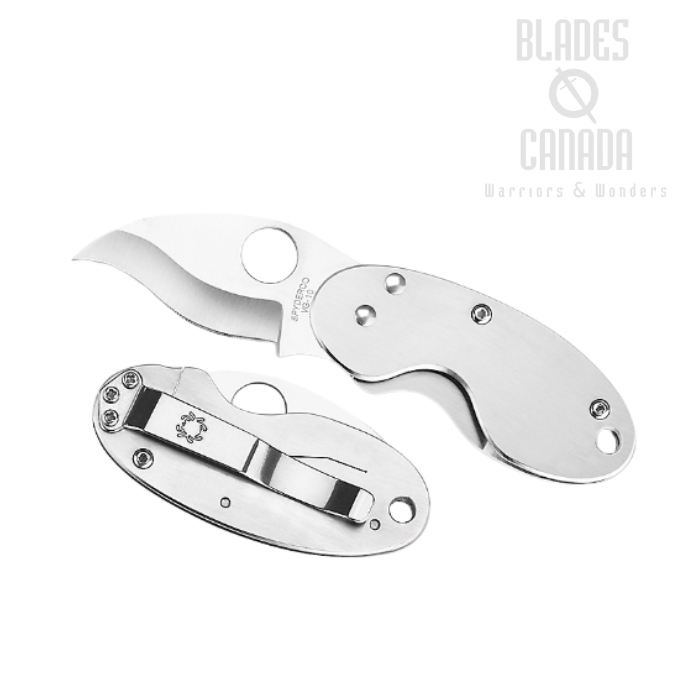 Spyderco Cricket Folding Knife, Stainless Handle, VG10, C29P