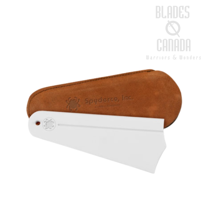 Spyderco Golden Stone Sharpener, Ceramic, Fine Grit, C308F