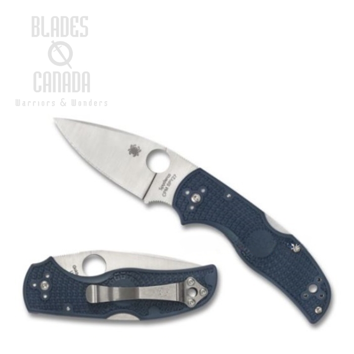 Spyderco Native 5 Folding Knife, CPM SPY27, FRN Blue, C41PCBL5
