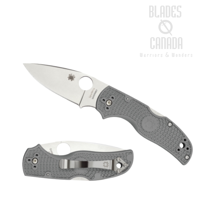 Spyderco Native 5 Folding Knife, Maxamet Steel, FRN Grey, C41PGY5