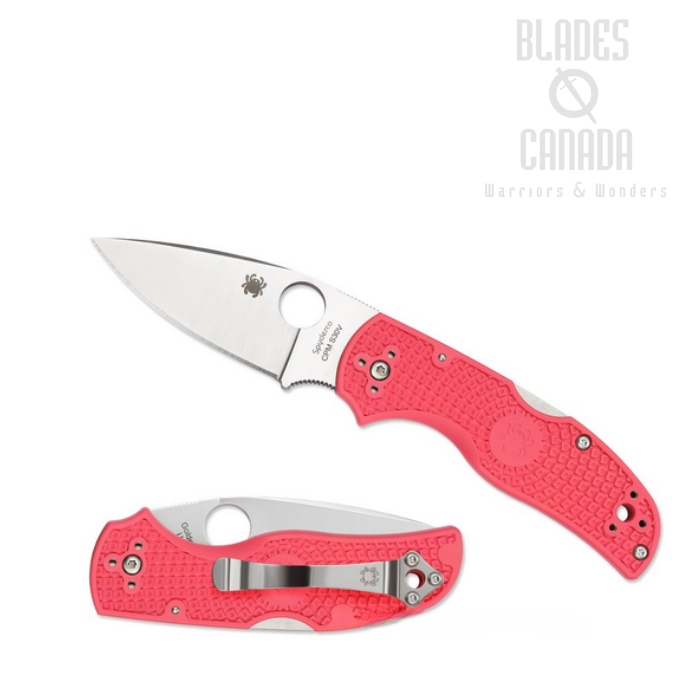 Spyderco Native Folding Knife, CPM-S30VN, FRN Pink, C41PPN5