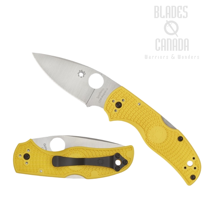 Spyderco Native 5 Folding Knife, MagnaCut, FRN Yellow, C41PYL5