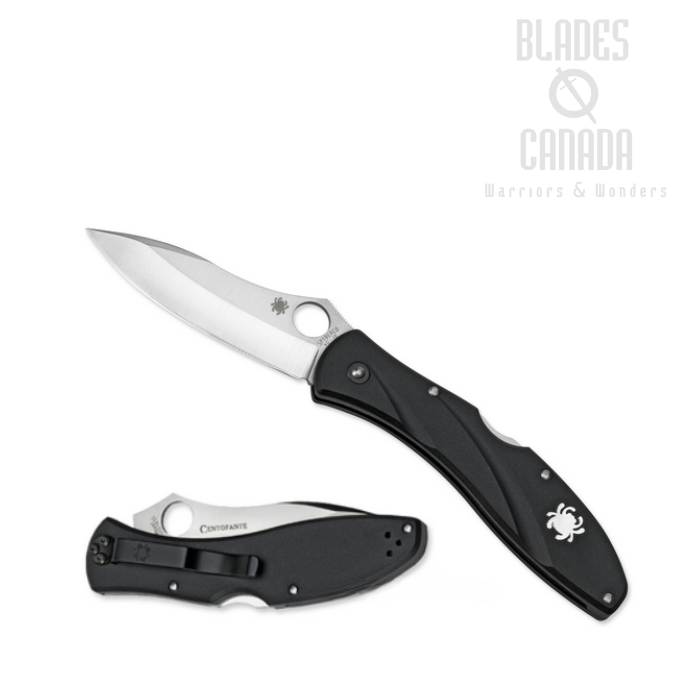 Spyderco Centofante 3 Folding Knife, VG10, FRN Black, C66PBK3