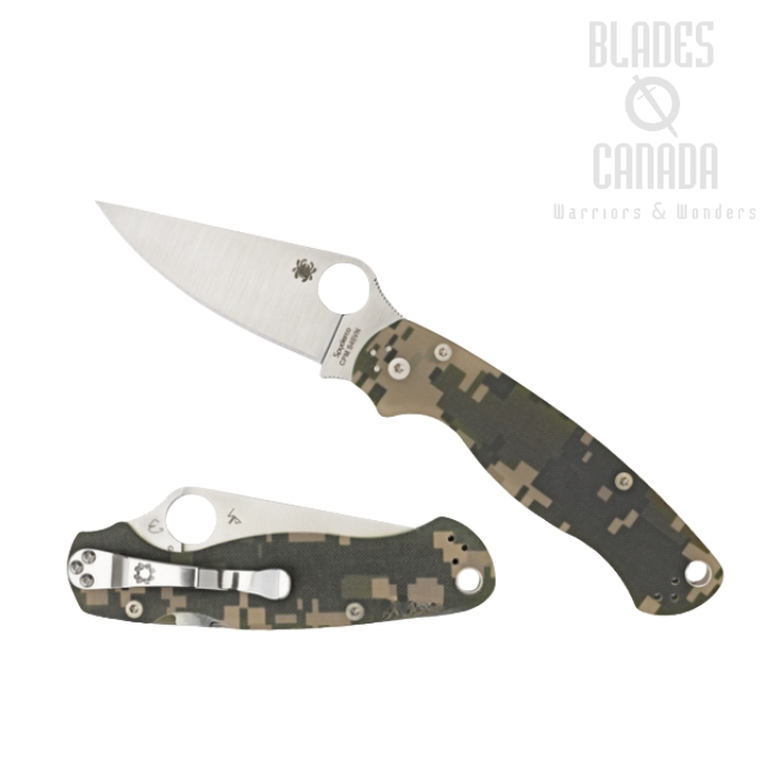 Spyderco Para Military 2 Compression Lock Knife, CPM S45VN, G10 Digi Camo, C81GPCMO2
