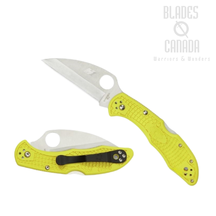 Spyderco Salt 2 Folding Knife, H1 Steel, Wharncliffe Blade, FRN, C88PWCYL2
