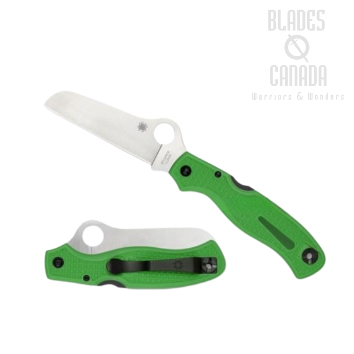 Spyderco Atlantic Salt Folding Knife, LC200N, FRN Green, C89FPGR