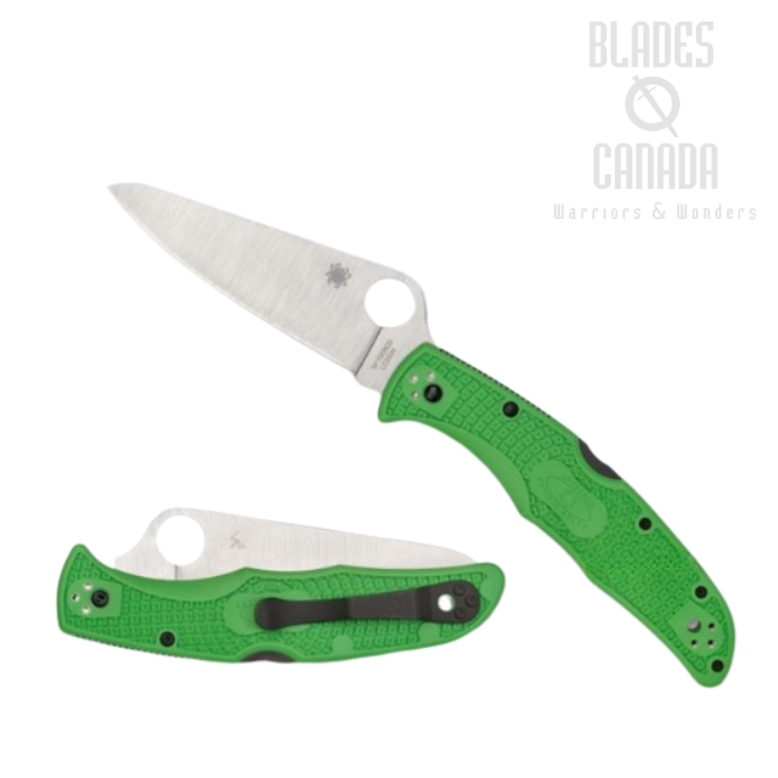 Spyderco Pacific Salt 2 Folding Knife, LC200N, FRN Green, C91FPGR2