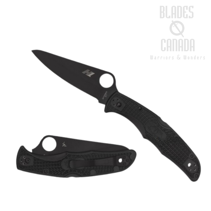 Spyderco Pacific Salt 2 Folding Knife, H2 Steel, FRN Black, C91PBBK2