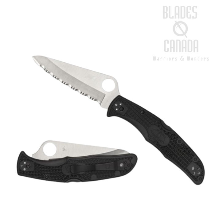 Spyderco Pacific Salt 2 Folding Knife, H2 Steel, FRN Black, C91SBK2