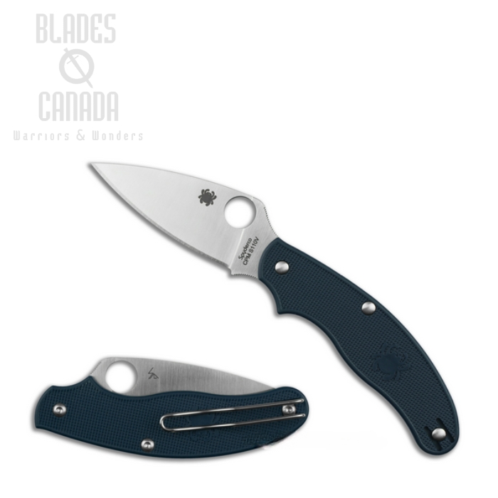 Spyderco UK Penknife, CPM S110V, FRN Dark Blue, C94PDBL